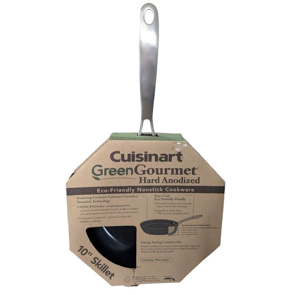 Cuisinart GreenGourmet Cookware Non-Stick 12 Inch Open Skillet GG22-30 New